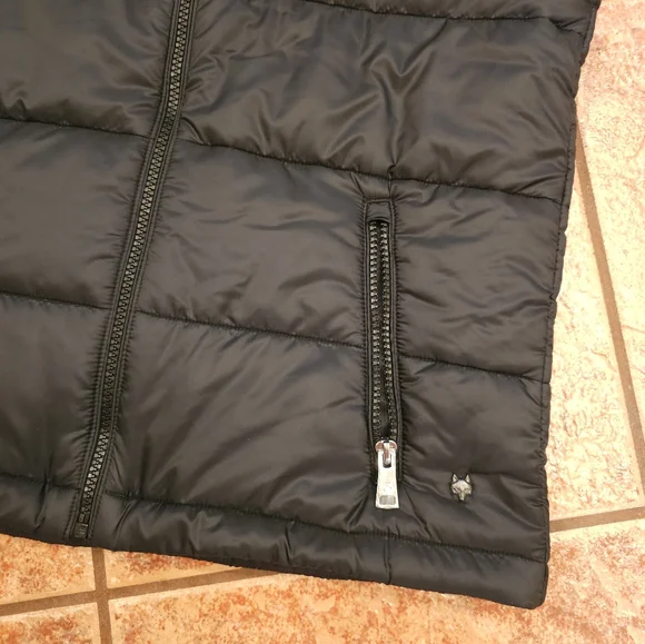 Greyson Black Puffer Vest Xs - Picture 10 of 12